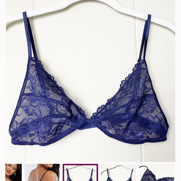 New navy lace bralette - Picture 3 of 7
